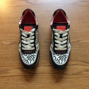 Coach x Keith Haring Sneaker-Black/Chalk/Orange